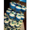 Teal Cupcakes