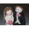 Veiled Bride and Groom Close up