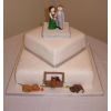 Bride, groom and stables