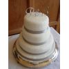 Ditzy Dot cake with Monogram