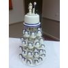 Purple Ribbon Individual Cakes