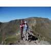 John and Tara on Striding Edge
