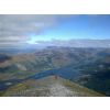Looking down to Loch Leven