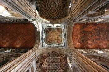  Tower Ceiling- Nave to the top and Trancepts to the sides