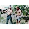 Geoff Mynette and Frank Biddlestone with a road Kill Python or was it a King Cobra