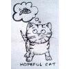 hopeful cat
