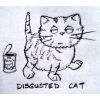 disgusted cat