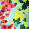 Leaves looking up (watercolour)