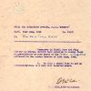 Congratulations letter from Commander in Chief HMS Beehive