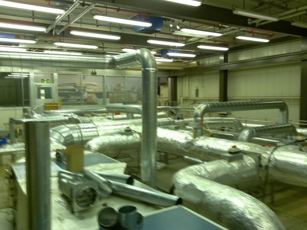 Galvanised steel ductwork modifications