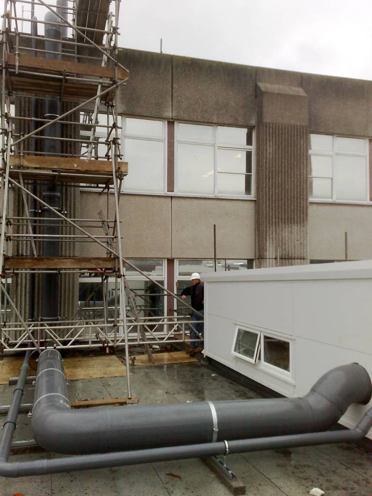 uPVC fume extract ductwork