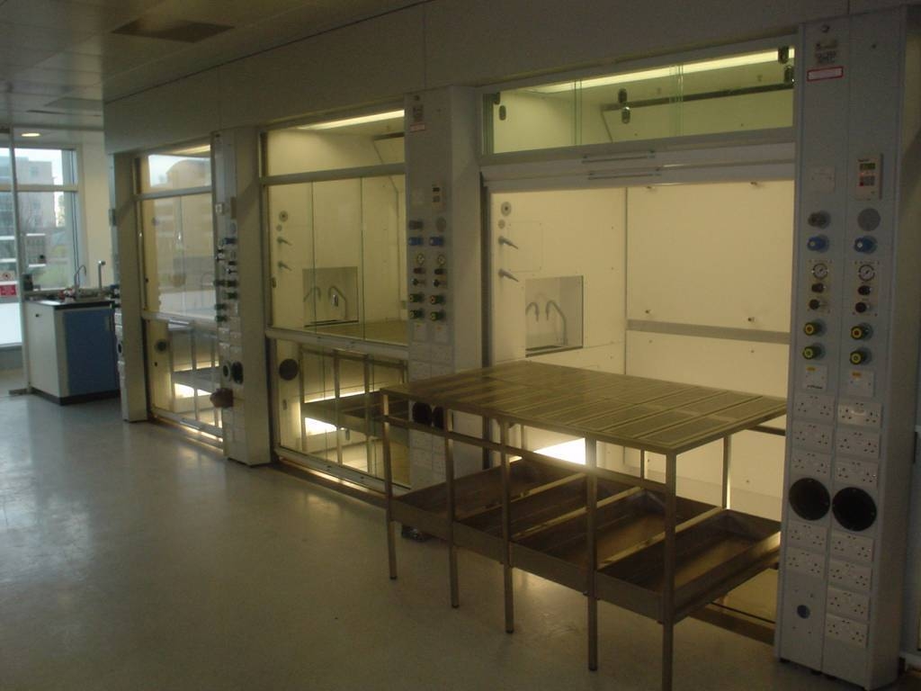 Stainless steel fume cupboard funiture