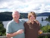Alan and Bev at Lake Vyrnwy