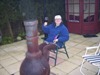 Enjoying a British Spring in the back garden