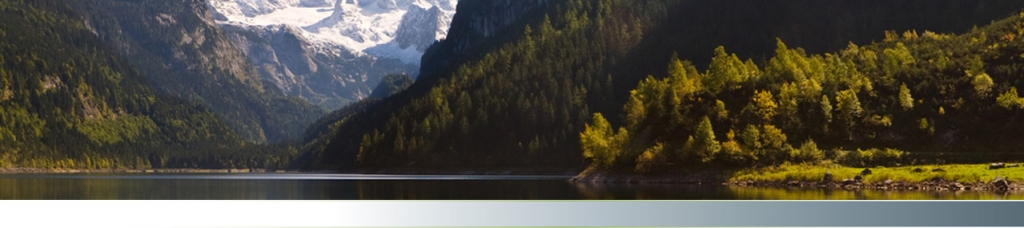 Lake and Glacier at Gosau