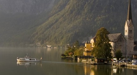 Hallstatt village and lake