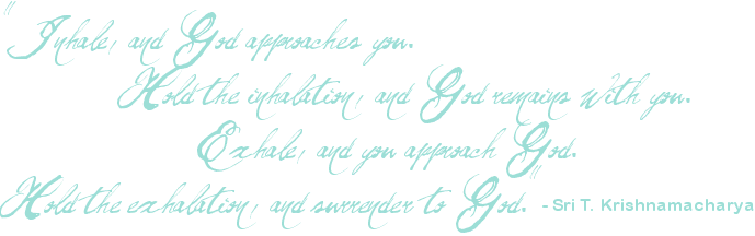Krishnamacharya quotation