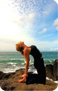 Wirral based British Wheel of Yoga teacher, Justine Aldersey-Williams