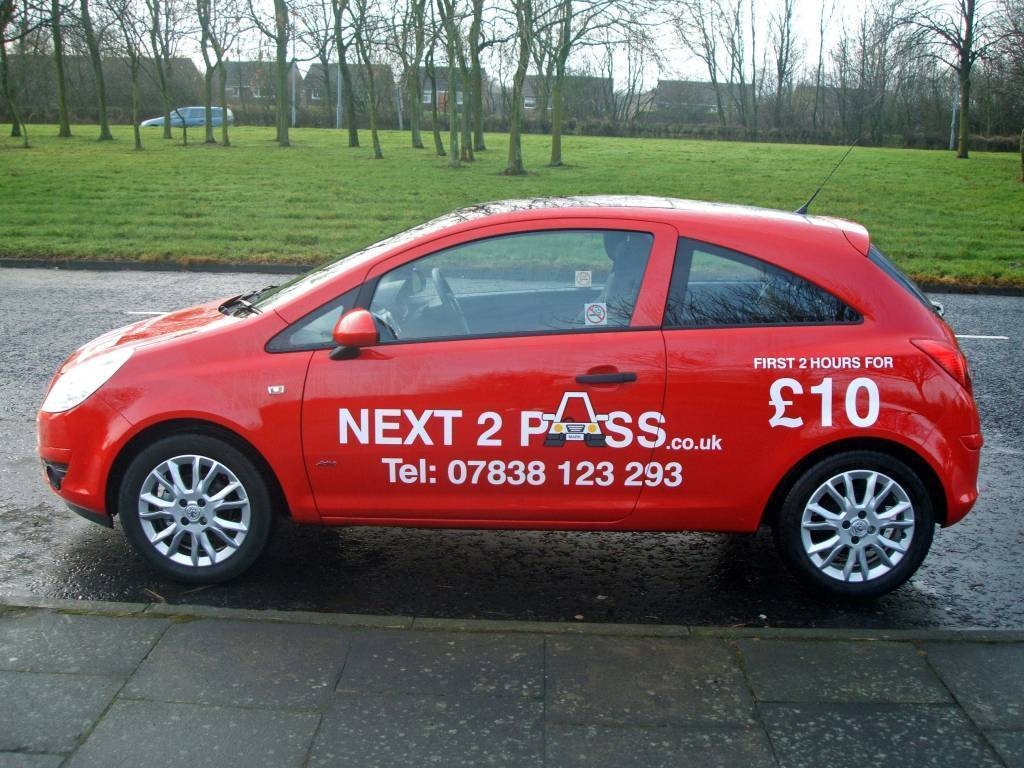  next 2 pass driving tuition car