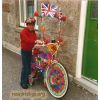 Alan Burnett with his decorated bike