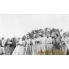 L to R Jeannie Shand, ?, George Walker, Mary Rattray, ?, Janet?, Olive Reid, Mrs W J Milne, Nan Scott, Grace Morgan, ? Lovie, Rachel Begg, ? Cruden, Top Row  Masie Smith, Sadie Smith, Winnie Ledingham
