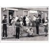 Pram Race contestants outside the Hi-Hat bar and lounge