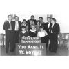 L-R: Jimmy Mundie, Joe Ritchie, Frank Clark, Kenny Tawse, Jim Burnett, Russell Hendry, Hendry Begg, ? ? Sheila Hendry, Morag Strachen, Myrtle Ritchie, ? ?.