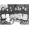 ? Mowatt, Babie Innes, Ina Wallace, Makie Rattray. Front: Rachael Mundie, Tittie Gray, Beldie Friars, Meg Kelman, Mima Sutherland and Mak Mundie.