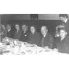 L-R: Dorothy and Geordie Rollo, Isa and John Brandie, Nan and Frank Grant and Margaret Patterson. Serving: Meg Kelman
