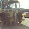 Irene Burnett, Meg Kelman, Mary Burnett, Ina Wallace and Peggy Johnston