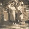 Back Row L-R: ??, Doddy Reid, ??. Front: Ina Wallace and Meg Kelman