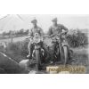 Dick Wood and Vic Shearer on their motor bikes