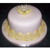 floral fantacy flowers on celebration cake