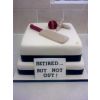 Celebration retirement cake