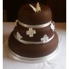 Chocolate delight wedding cake