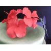 Humming bird in flowers cake topper