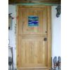 Stable style front door made in oak.