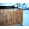 Solid oak kitchen..