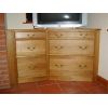 Kitchen corner unit made in solid oak.