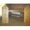 Oak Communion table and Hymn Boards.