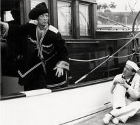  Rare shot of a young Ned with Buster Keaton!