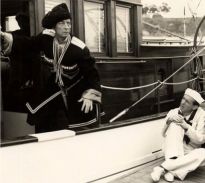  Rare shot of a young Ned with Buster Keaton!