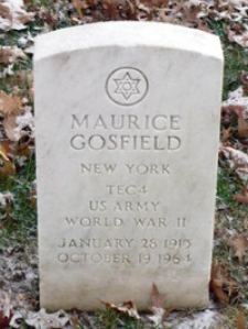 Maurice's headstone