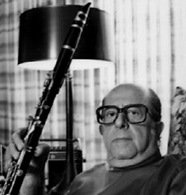 Phil with is beloved clarinet