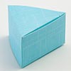 Celeste Blue Silk Triangular