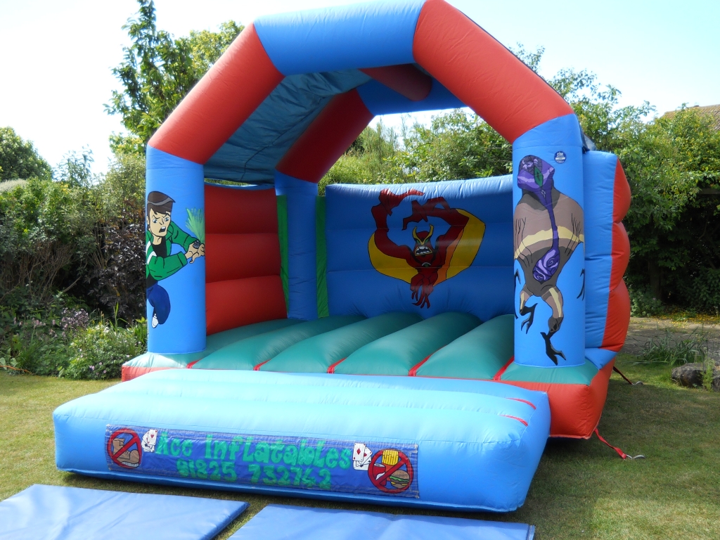 13 ft x 15 ft Ben 10 bouncy castle