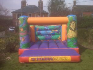 13 ft x 17 ft jungle bouncy castle