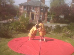 Childrens sumo wrestling suits