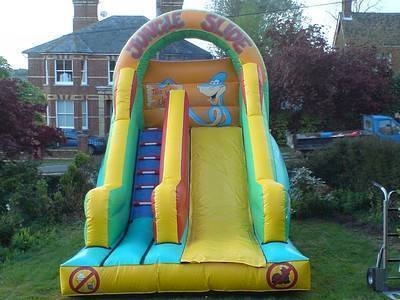  inflatable jungle slide 12 x 17 