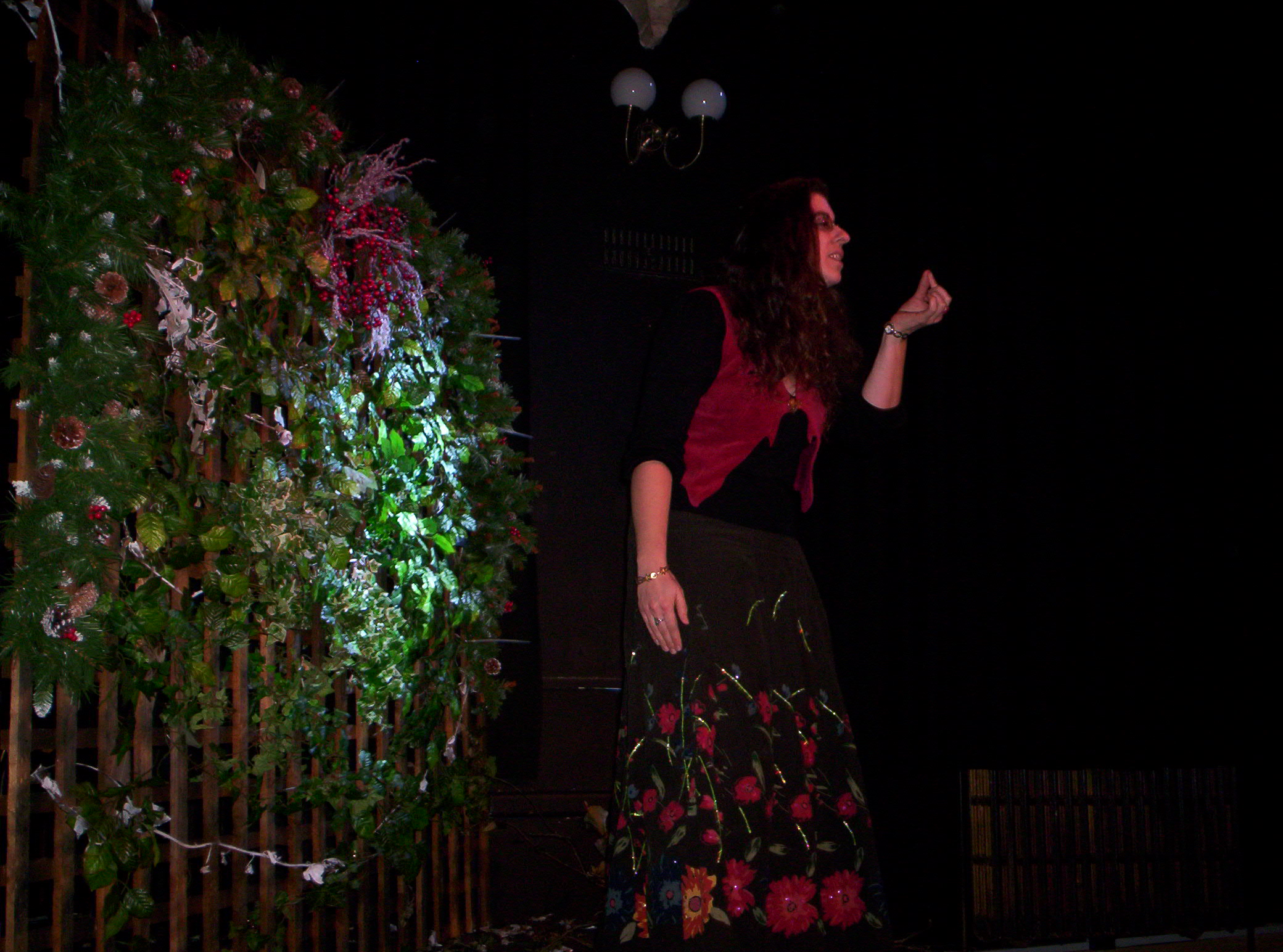 Kirsty Hartsiotis - storyteller at Garden of Awen